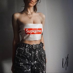 Custom Lace Up Supreme Tube Top 1/1